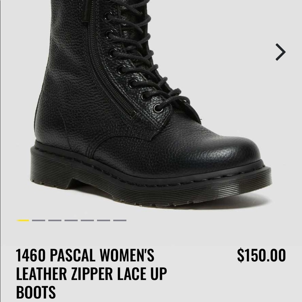 Brand new Dr. Martens pascal zip boots